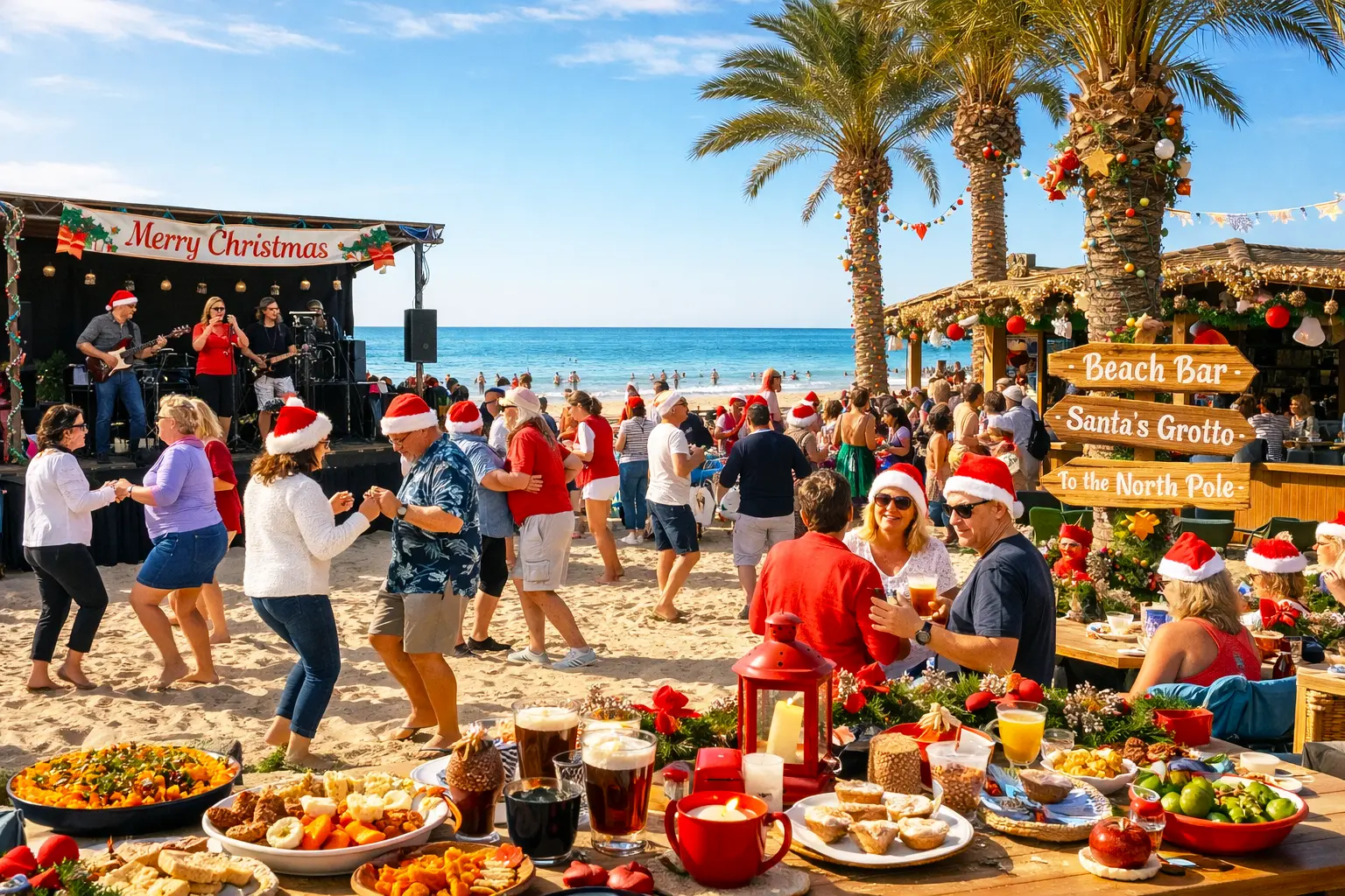 The 2025 Christmas Day Party on La Zenia Beach