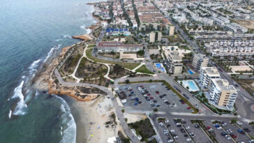 Панорама парковок у пляжей Коста-Бланка
