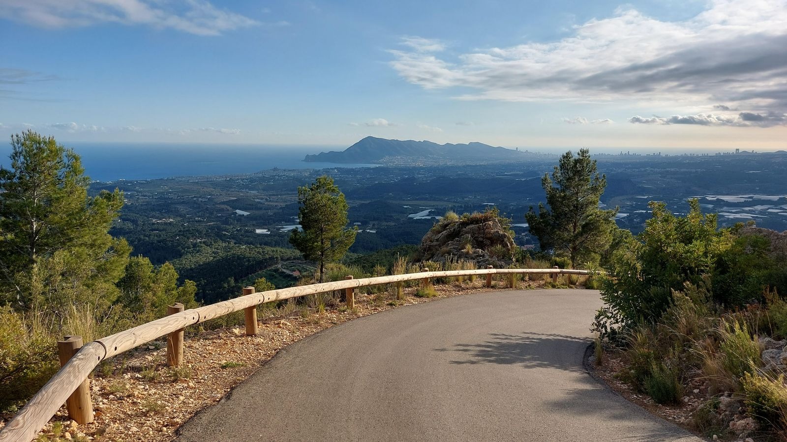 Панорамная прибрежная дорога Коста-Бланка