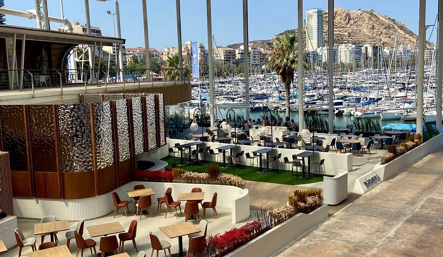 Где попробовать настоящую паэлью на Коста-Бланка - Аликанте Гастрономия Дения Кальпе Коста-Бланка Лучшие места / подборки Национальная кухня Хавеа  - Costa Blanca Space Фото - darsena-alicante-marina-terrace