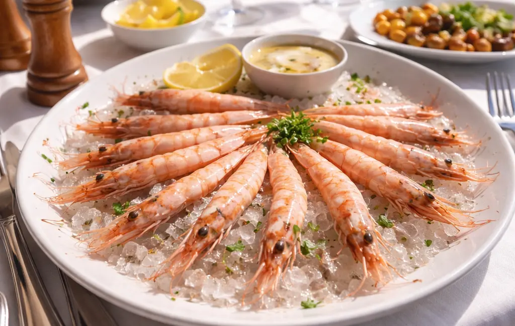 Кальпе: рестораны, бары и морепродукты - Гайды по городам Гастрономия Кальпе  - Costa Blanca Space Фото - gamba-blanca-de-calp