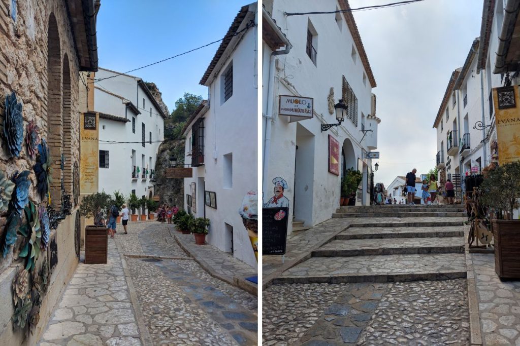 guadalest-old-town-street Гвадалест: деревня с замком и уникальными музеями