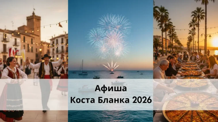 Афиша Коста-Бланки 2026 — мероприятия, события, фестивали и куда пойти