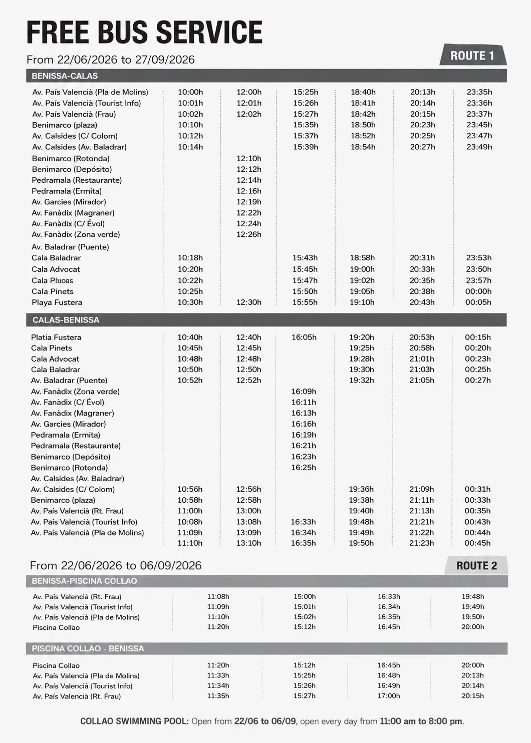 Benibús en Benissa – Servicio gratuito de autobús entre el centro urbano, las playas y la piscina municipal - - Benibu-s-in-Benissa Benibús en Benissa – Servicio gratuito de autobús entre el centro urbano, las playas y la piscina municipal - - Costa Blanca Space Фото - Benibu-s-in-Benissa